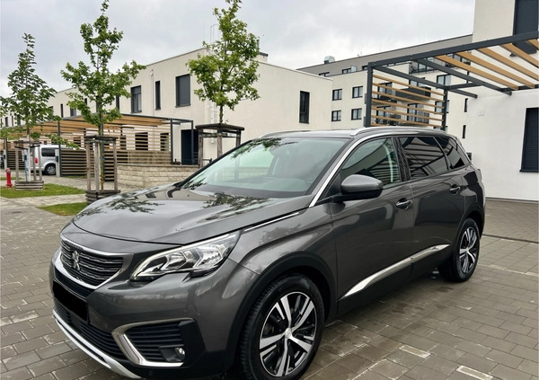 Peugeot 5008 cena 59500 przebieg: 175000, rok produkcji 2018 z Wrocław małe 254